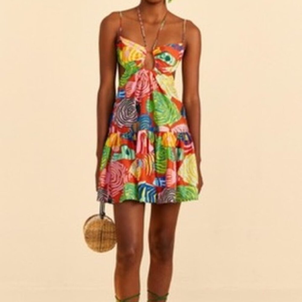 FARM Rio Colorful Mini Dress